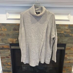 Wallis Light Gray Cowl Neck Sweater